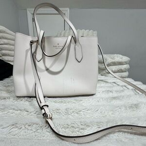 Kate Spade Cream Leather Tote